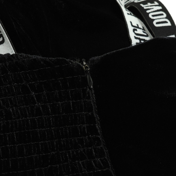 Puella Velvet Wide Leg Overalls Size Small - Picture 9 of 9